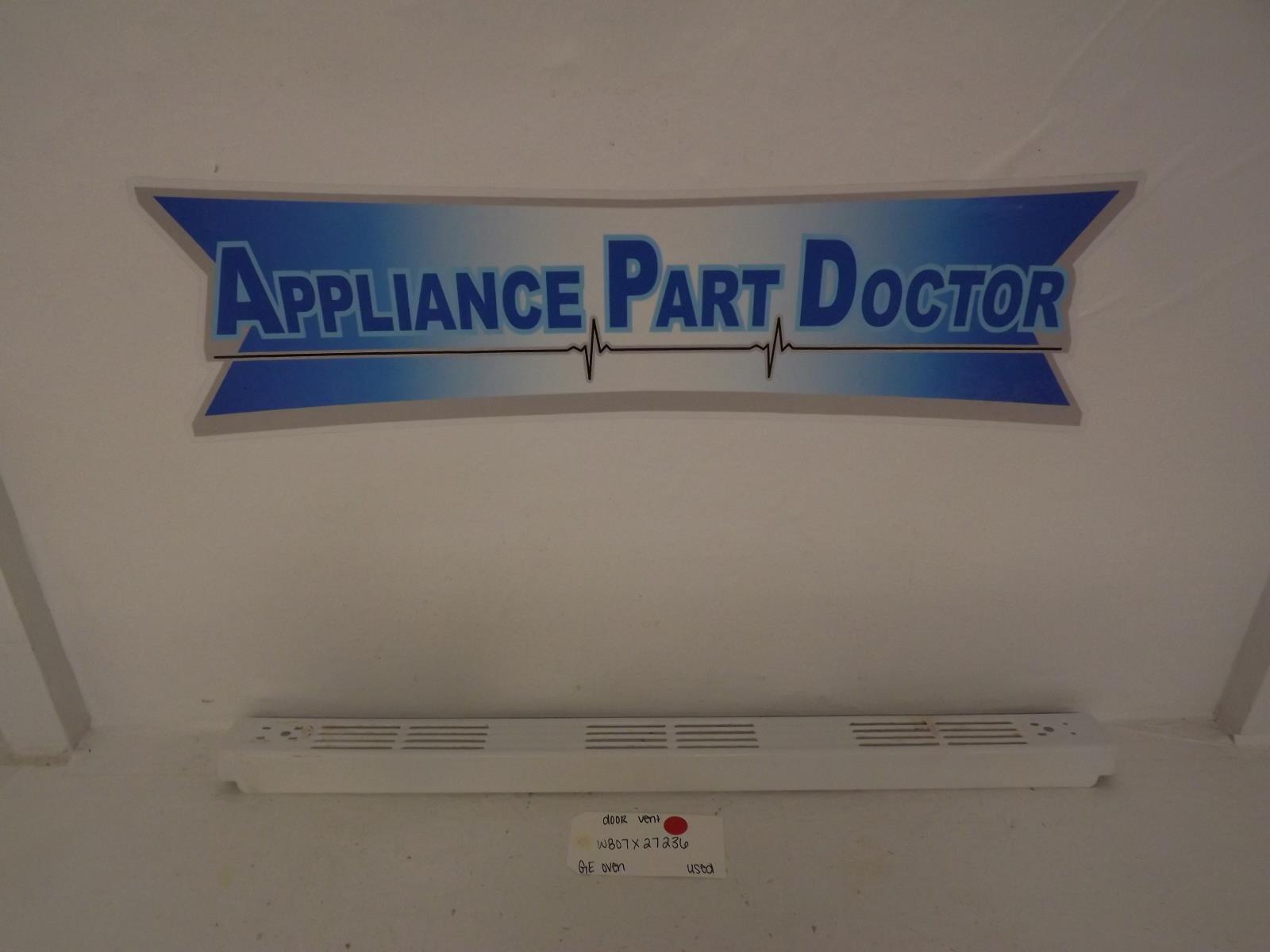 GE Oven WB07X27236 Door Vent Used GE Oven WB07X27236 Door Vent Used